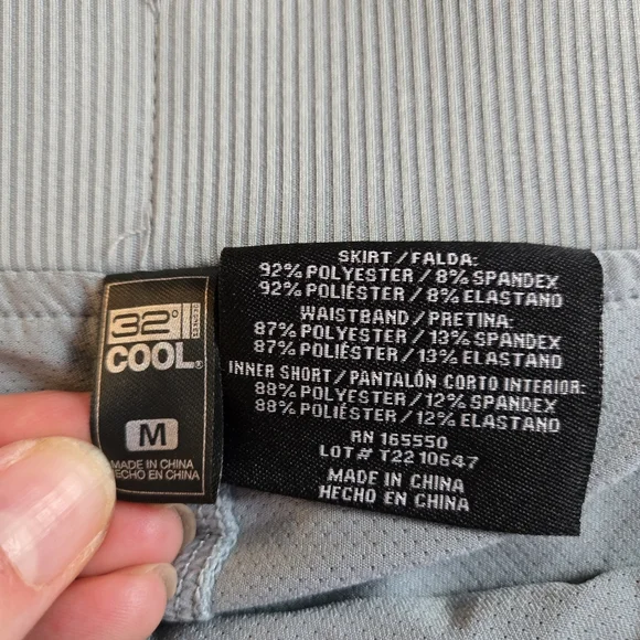 32 Degrees Women's Performance Skort Pastel Sage Green - Picture 2 of 7